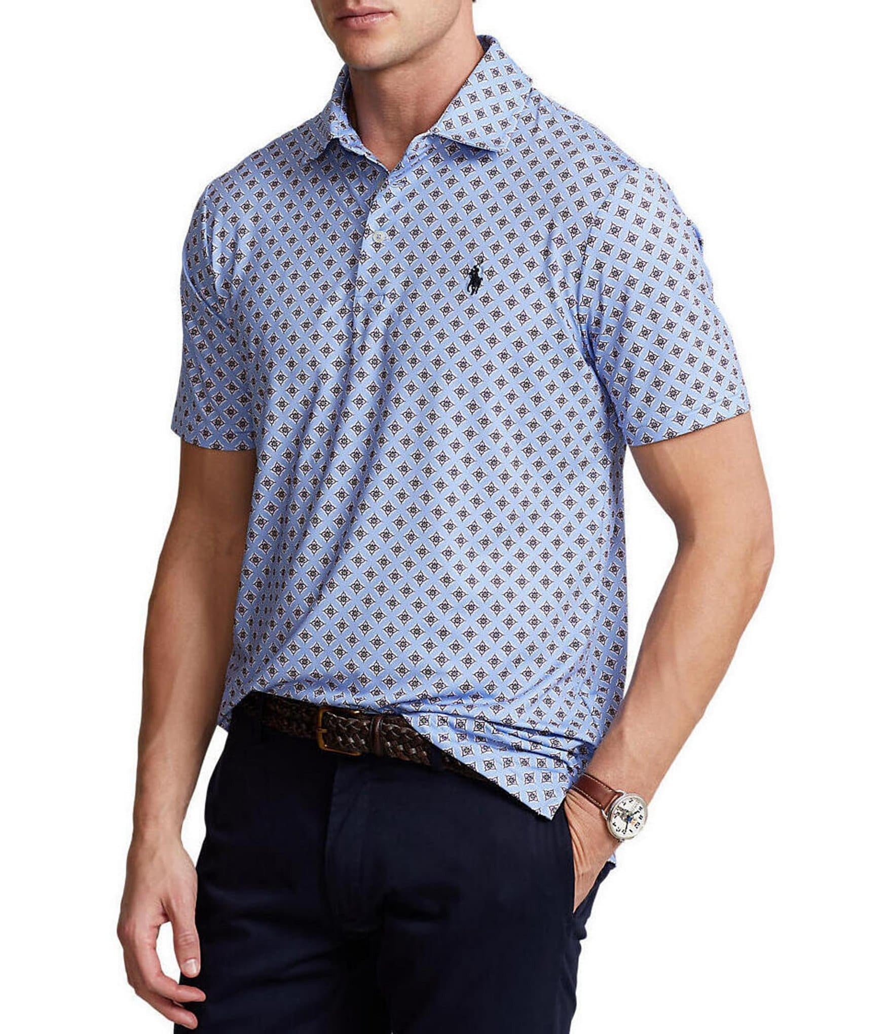 Polo Ralph Lauren Big & Tall Airflow Printed Polo Shirt