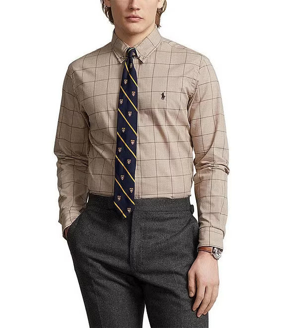 PRL Long-Sleeve Sanded Twill Sport Shirt