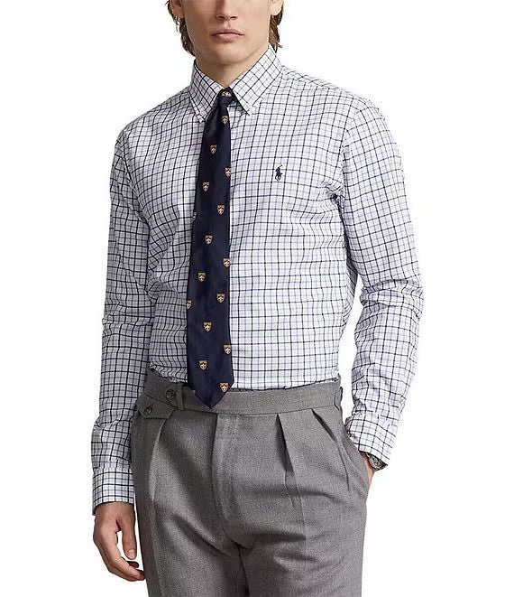 PRL Long-Sleeve Sanded Twill Sport Shirt