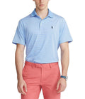 Polo Stripe Classic Fit Jersey Recycled Materials Performance Polo Knit Shirt