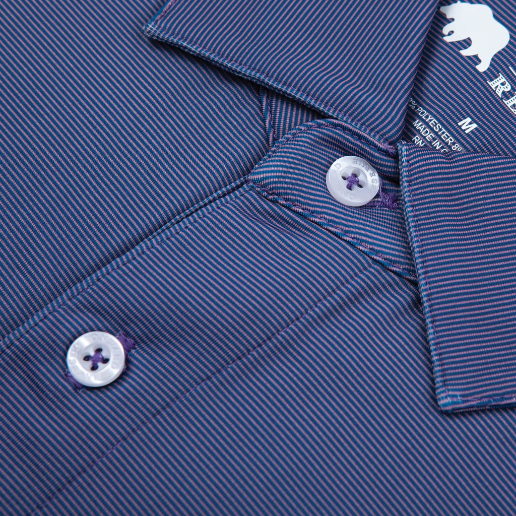 Onward Reserve Hairline Stripe Performance Polo