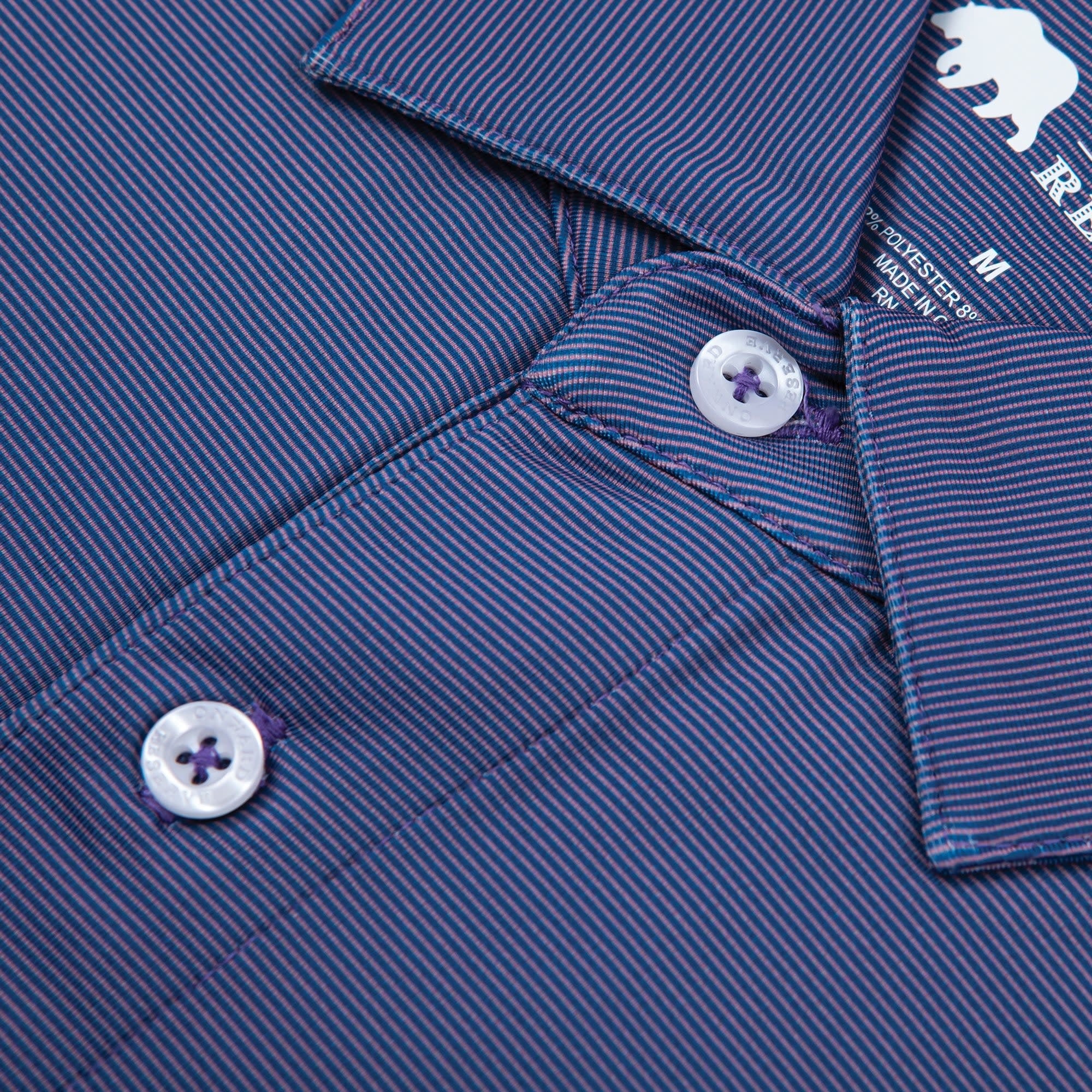 Onward Reserve Hairline Stripe Performance Polo