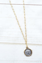 Virtue 16" Paperclip Charm Necklace