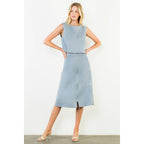 THML - Suede Sleeveless Top
