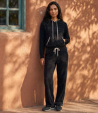 Karen Kane Edge Stitch Hoodie Top
