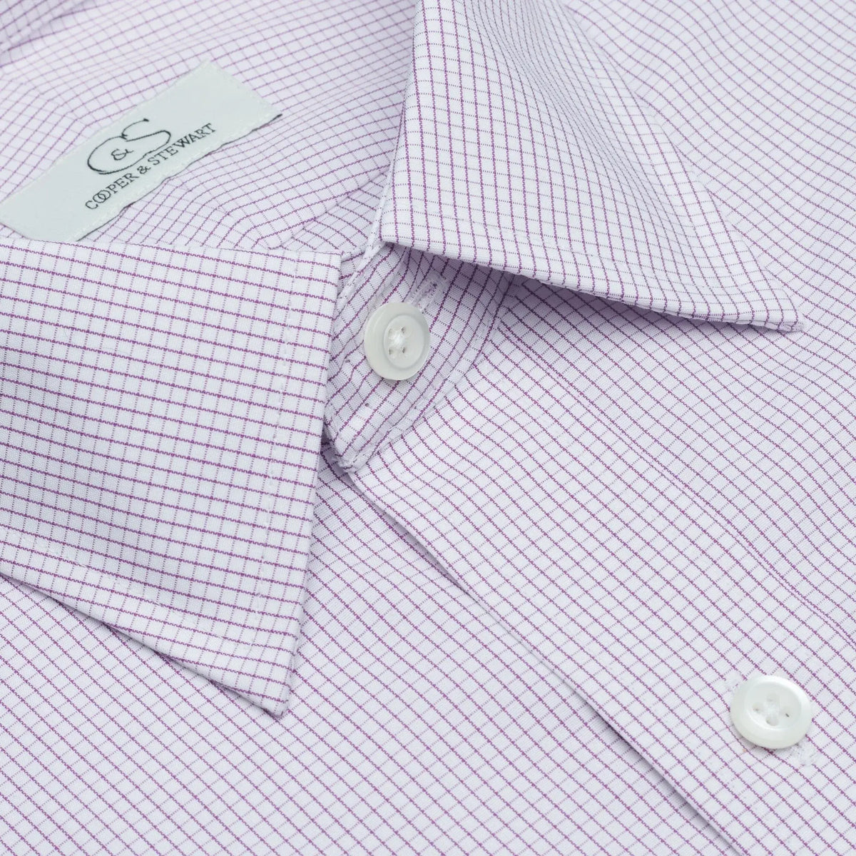 Cooper & Stewart Berry Ground Check Spread Collar