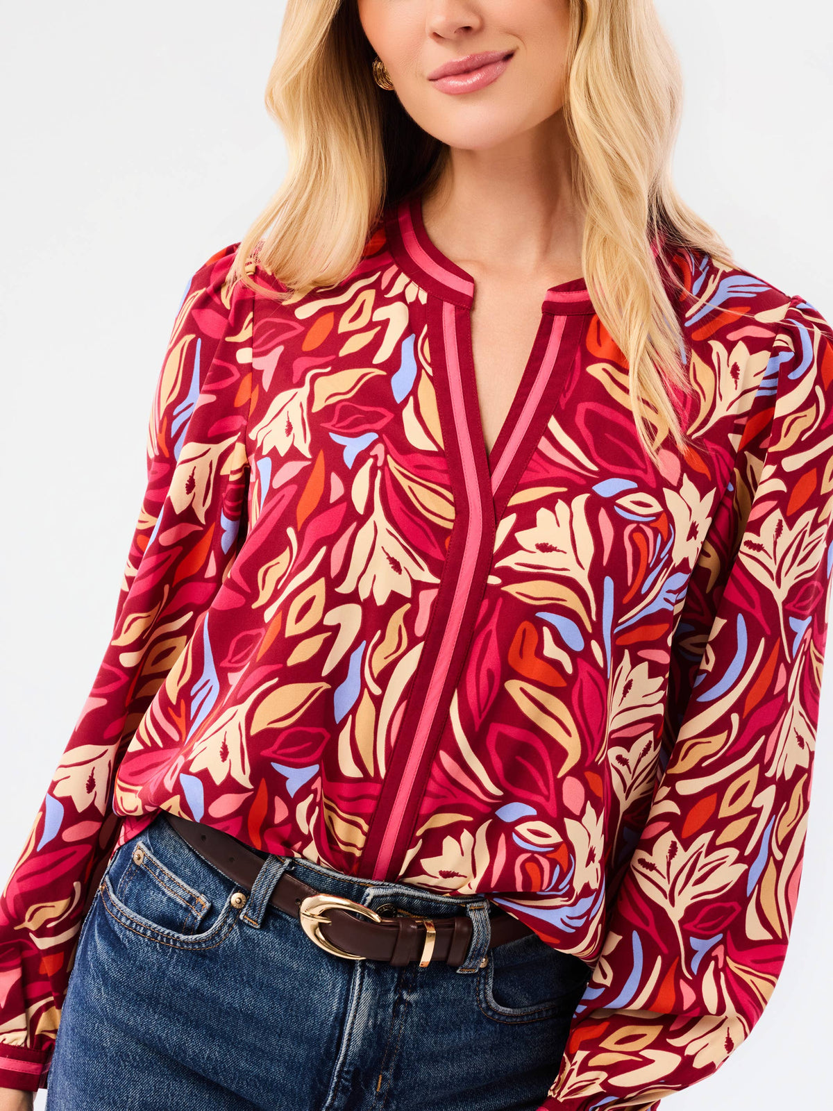 Mary Square - Naomi Top | Wind Rush Multi