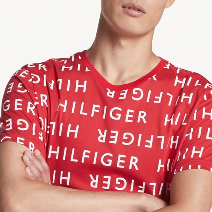 Tommy Hilfiger Allover Crew Neck Tee