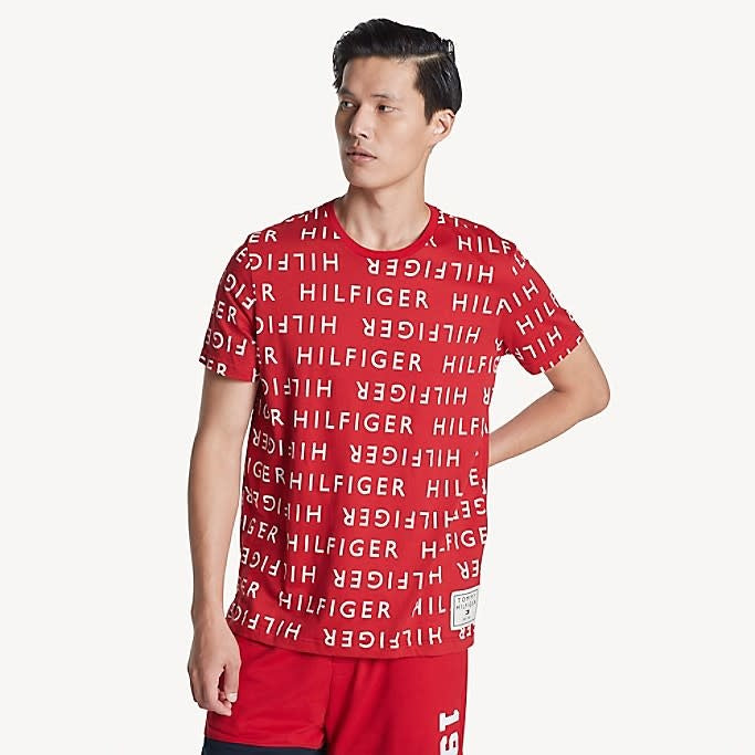 Tommy Hilfiger Allover Crew Neck Tee