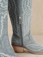 Ccocci Tess-M Western Embroidered Pointed Toe Tall Boots