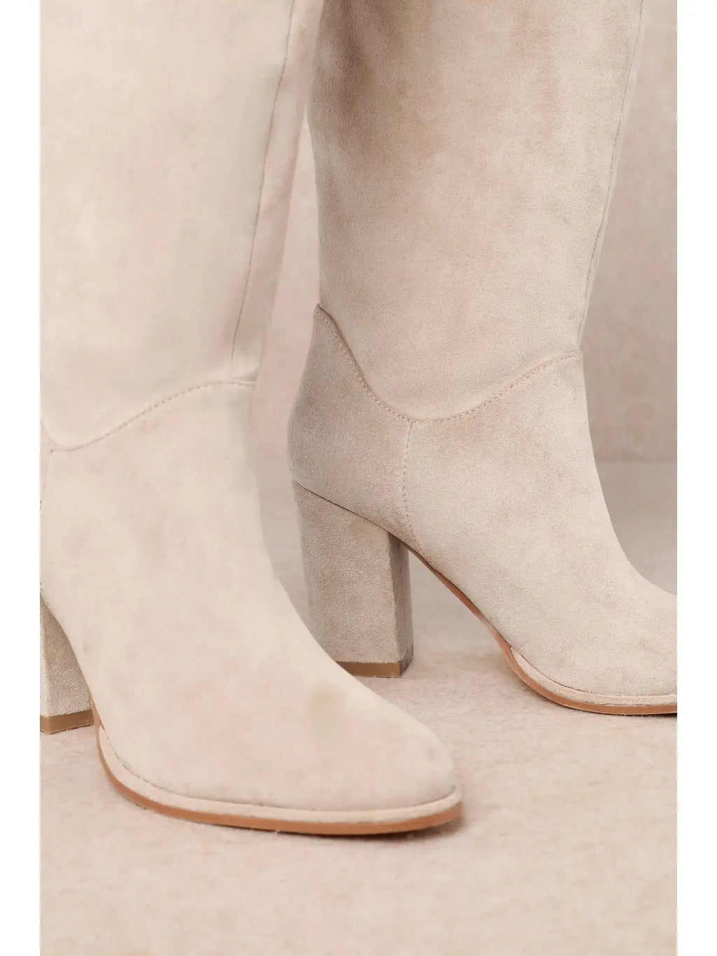 Miracle Miles Fynn Classic Stacked Heel Knee-High Boot