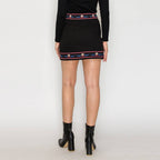 LoveWednesday  Midnight Garden Mini Skirt