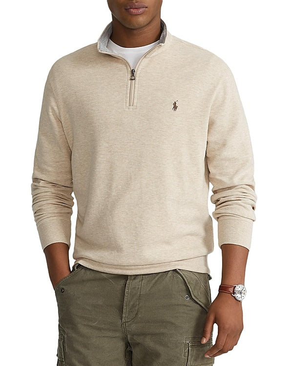Polo Ralph Lauren Luxury Jersey Half-Zip Pullover