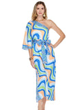 Jade Melody Tam One Shoulder Column Dress