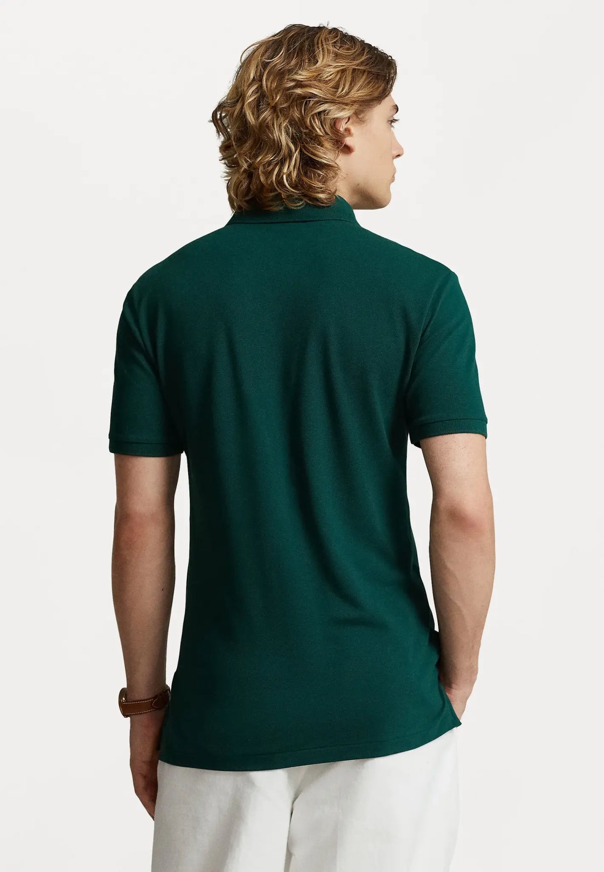PRL Short-Sleeve Mesh Polo Solid Classic Fit