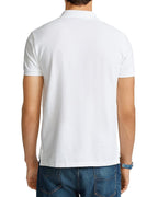 Polo Ralph Lauren White Classic Fit Mesh Polo