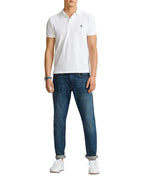 Polo Ralph Lauren White Classic Fit Mesh Polo