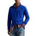 PRL Double Knit Jacquard 1/2 Zip Pullover w/ Contrast Collar