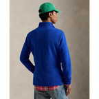 PRL Double Knit Jacquard 1/2 Zip Pullover w/ Contrast Collar