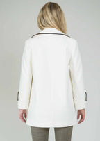 Lisette Monica Fabric 31" Jacket With Black Binding