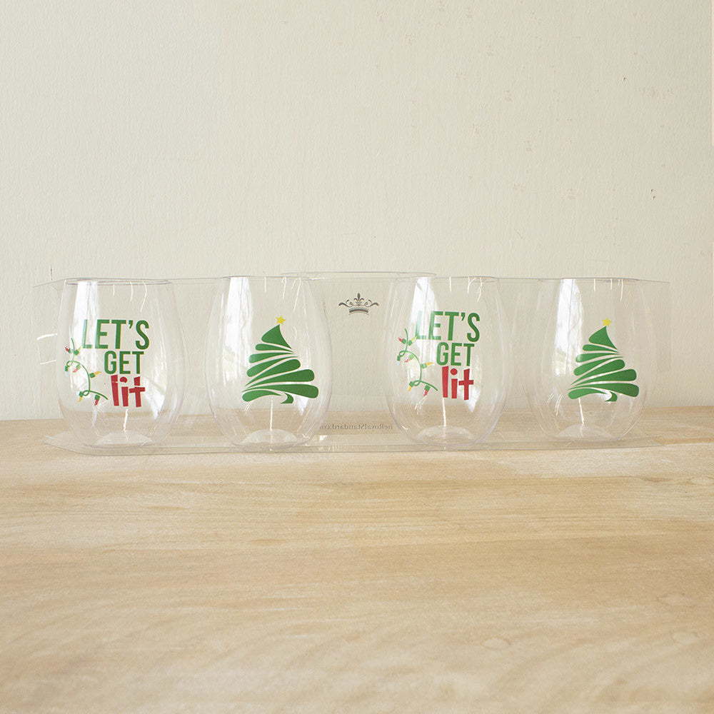 Royal Standard To Go Holiday Wine Glasses