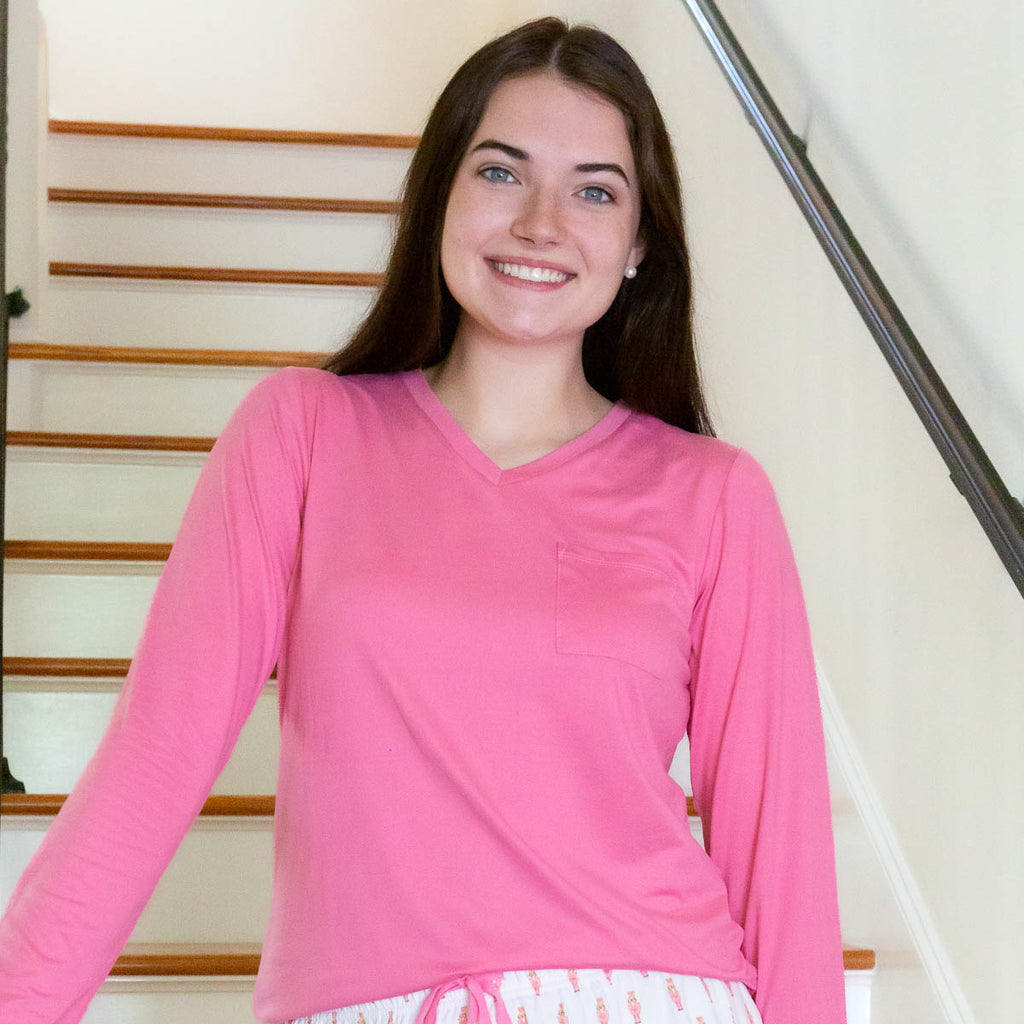 Royal Standard L/S Highlands V-Neck Pocket T-Shirt