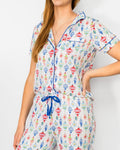 Royal Standard S/S Whimsical Wonders Button Up Sleep Shirt