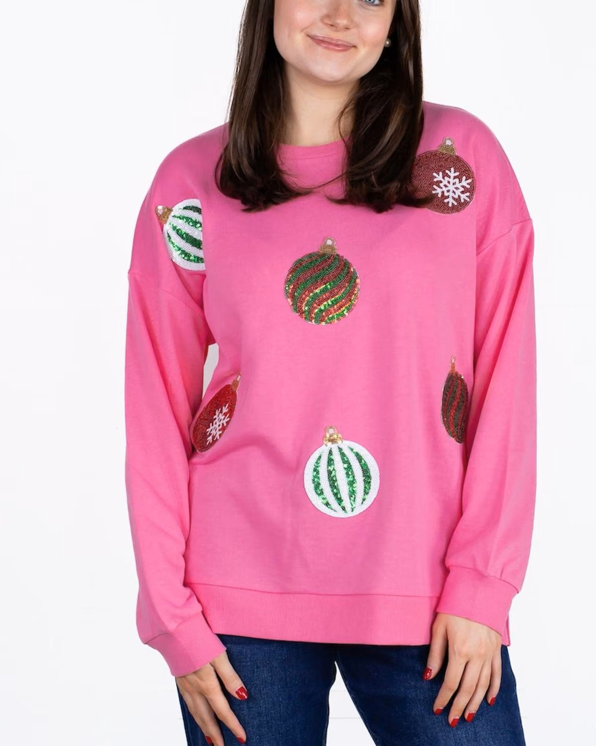 Royal Standard Christmas Queen Sequin Sweatshirt