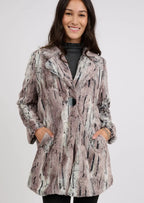 Uncle Frank Faux Mountain Fox Coat
