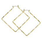 Susan Shaw Square Hoop Earrings