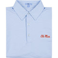 GenTeal Ole Miss Pinstripe Performance Polo