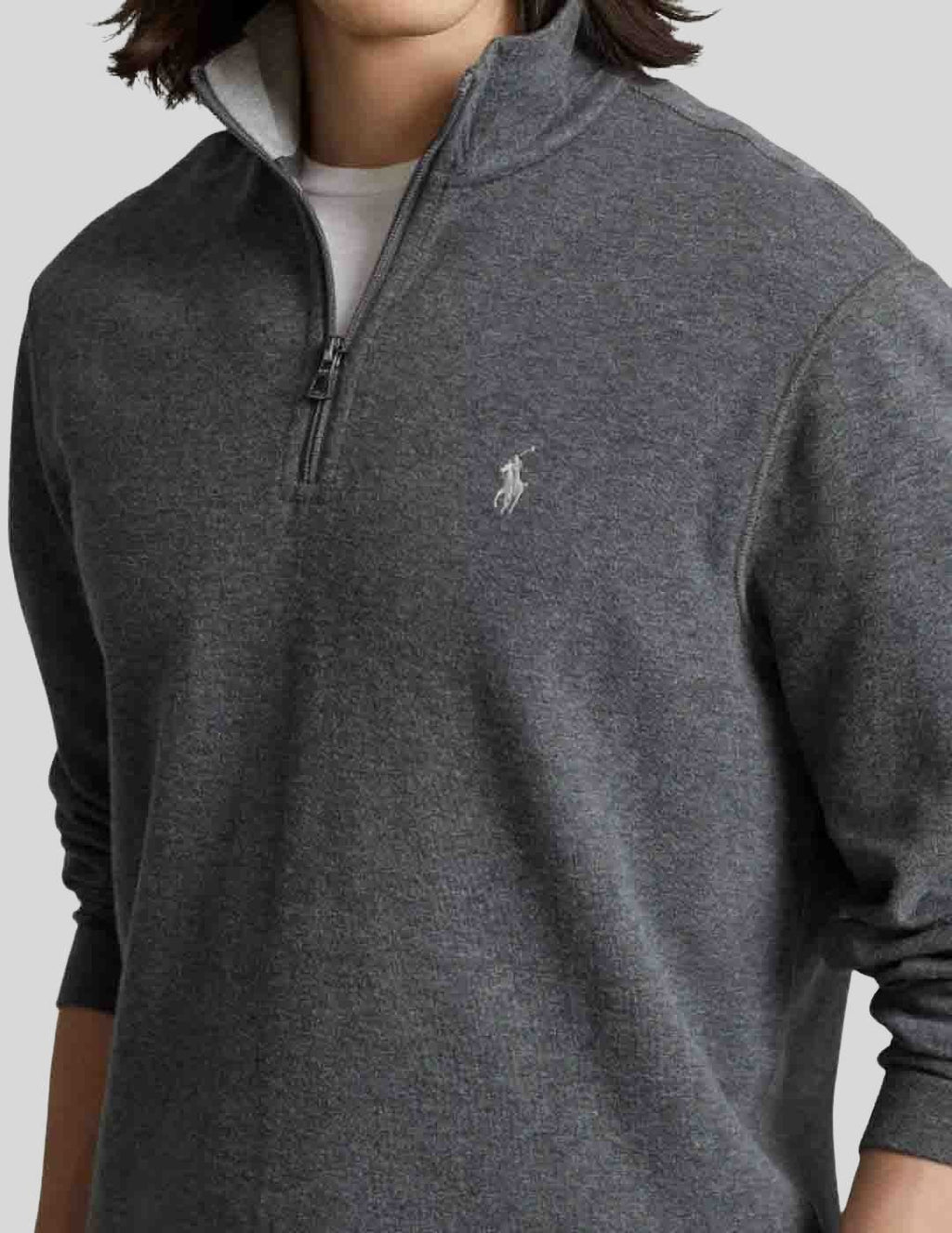 PRL Double Knit Jersey Half-Zip Pullover