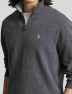 PRL Double Knit Jersey Half-Zip Pullover