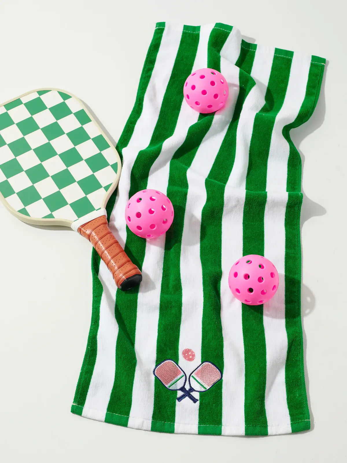 Shiraleah Paddles Stripe Pickleball Towel
