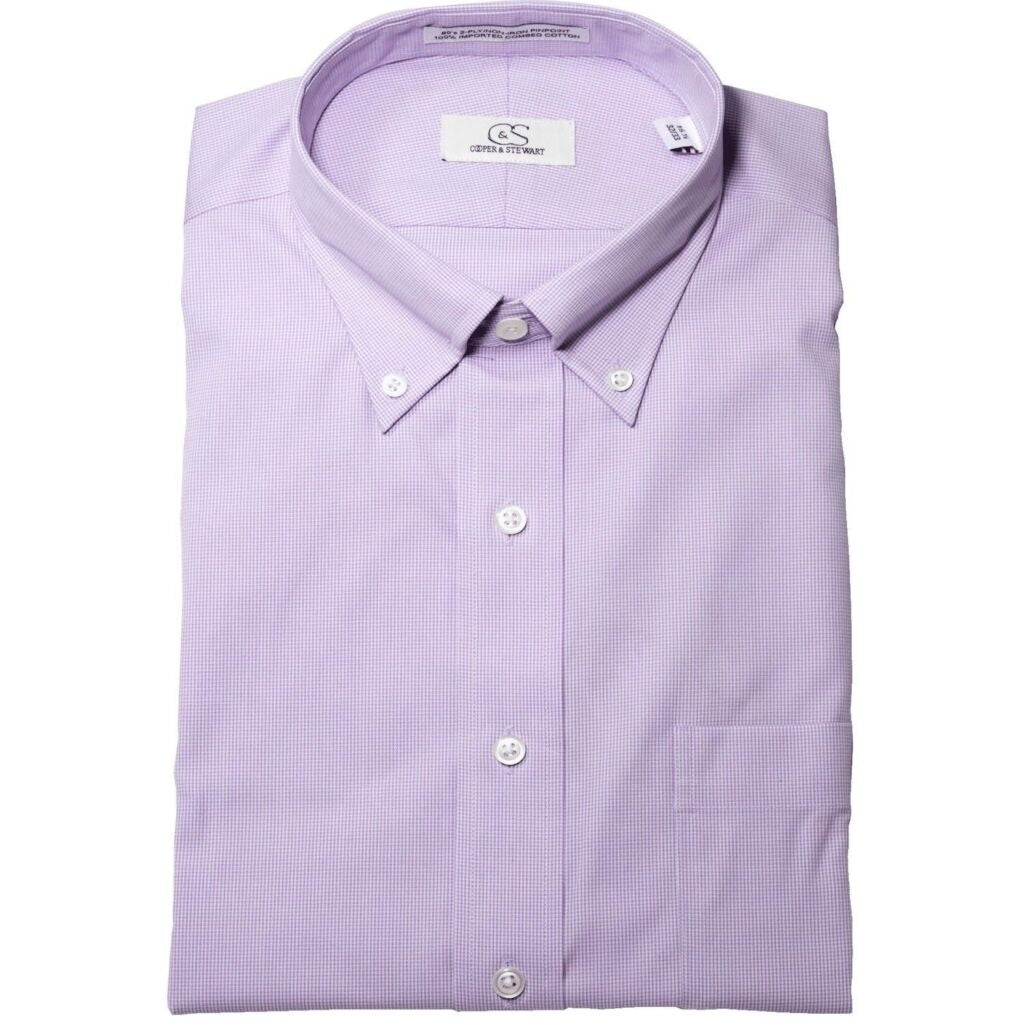 Cooper & Stewart The Aberdeen Mini Houndstooth Dress Shirt