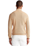 Men's Textured Pima Cotton Half Zip Sweater