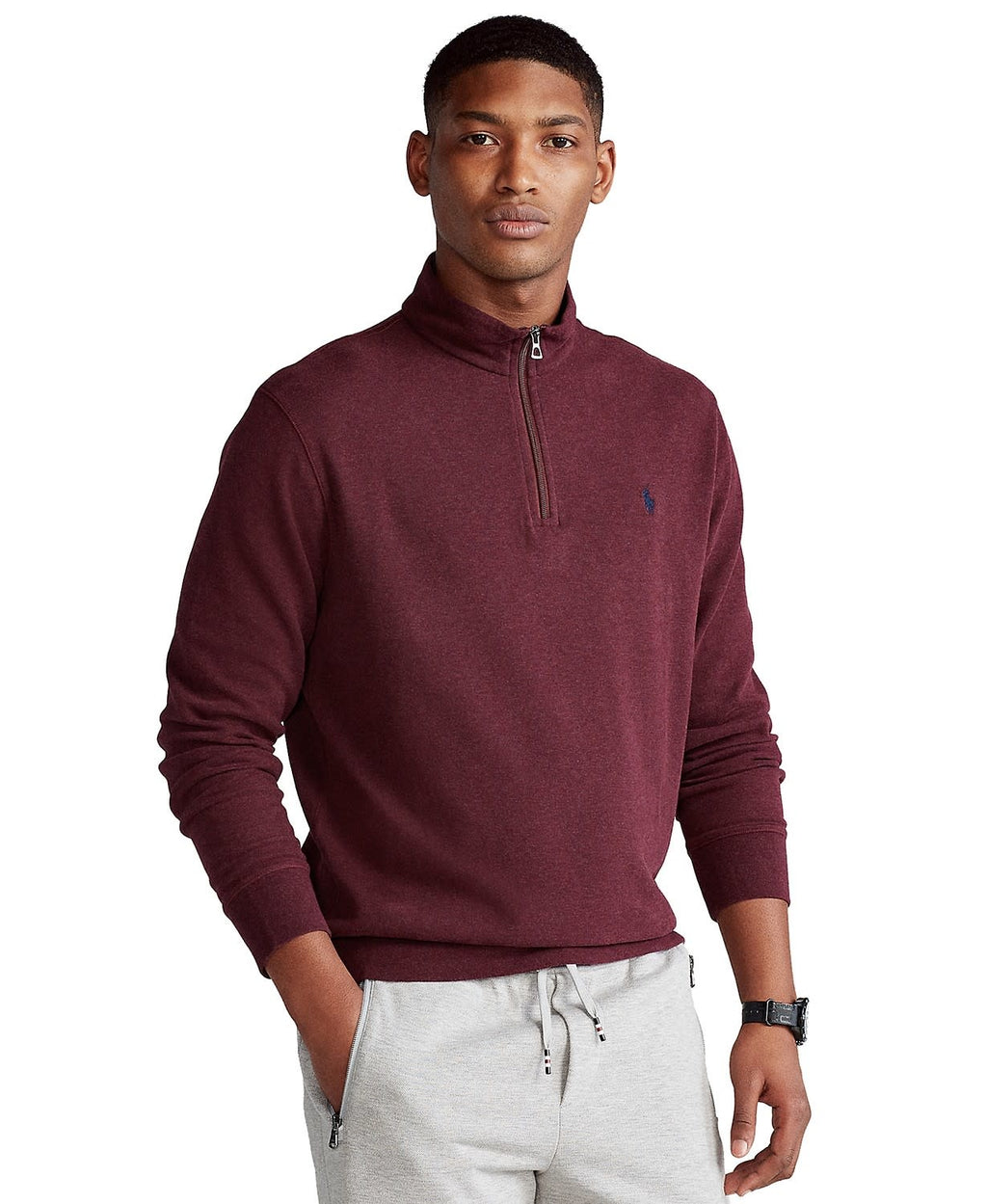 Polo Ralph Lauren Luxury Jersey Half-Zip Pullover