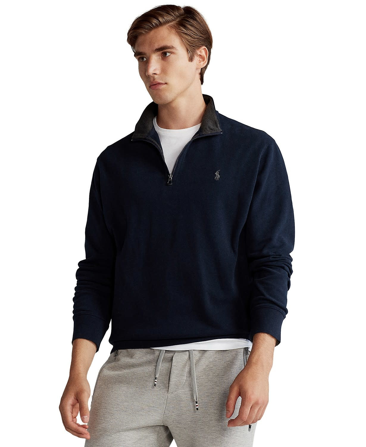 Polo Ralph Lauren Luxury Jersey Half-Zip Pullover