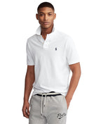 Polo Ralph Lauren White Classic Fit Mesh Polo
