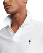 Polo Ralph Lauren White Classic Fit Mesh Polo