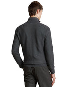 Men's Textured Pima Cotton Half Zip Sweater