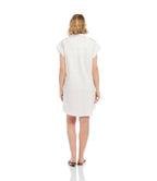 Karen Kane Stripe Cap Sleeve Shirtdress