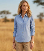 Karen Kane Ruched Sleeve Button-Up Shirt