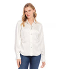 Karen Kane Side Pleat Shirt