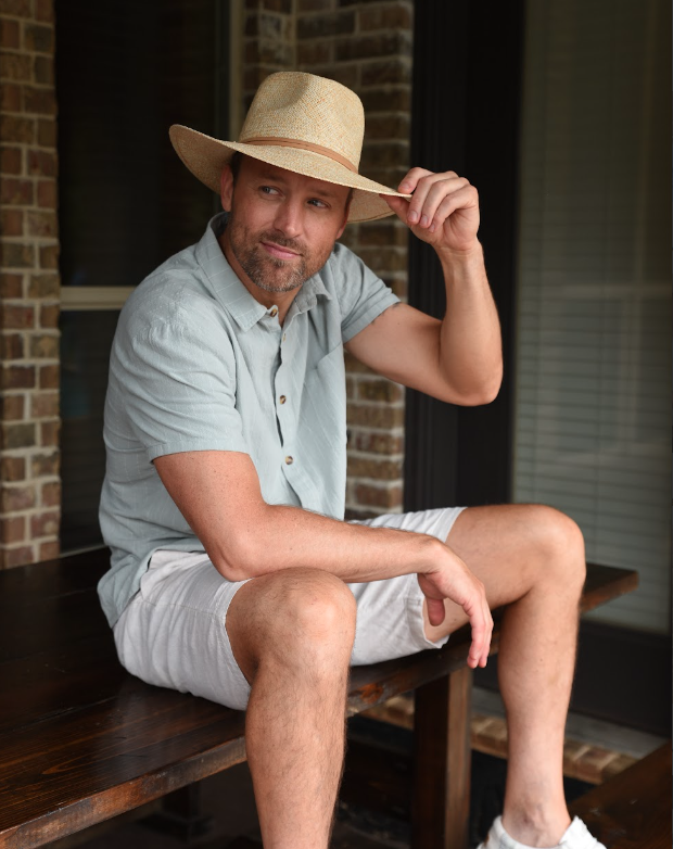 American Hat Makers - Straw Safari Sun Hat - Style Johvan