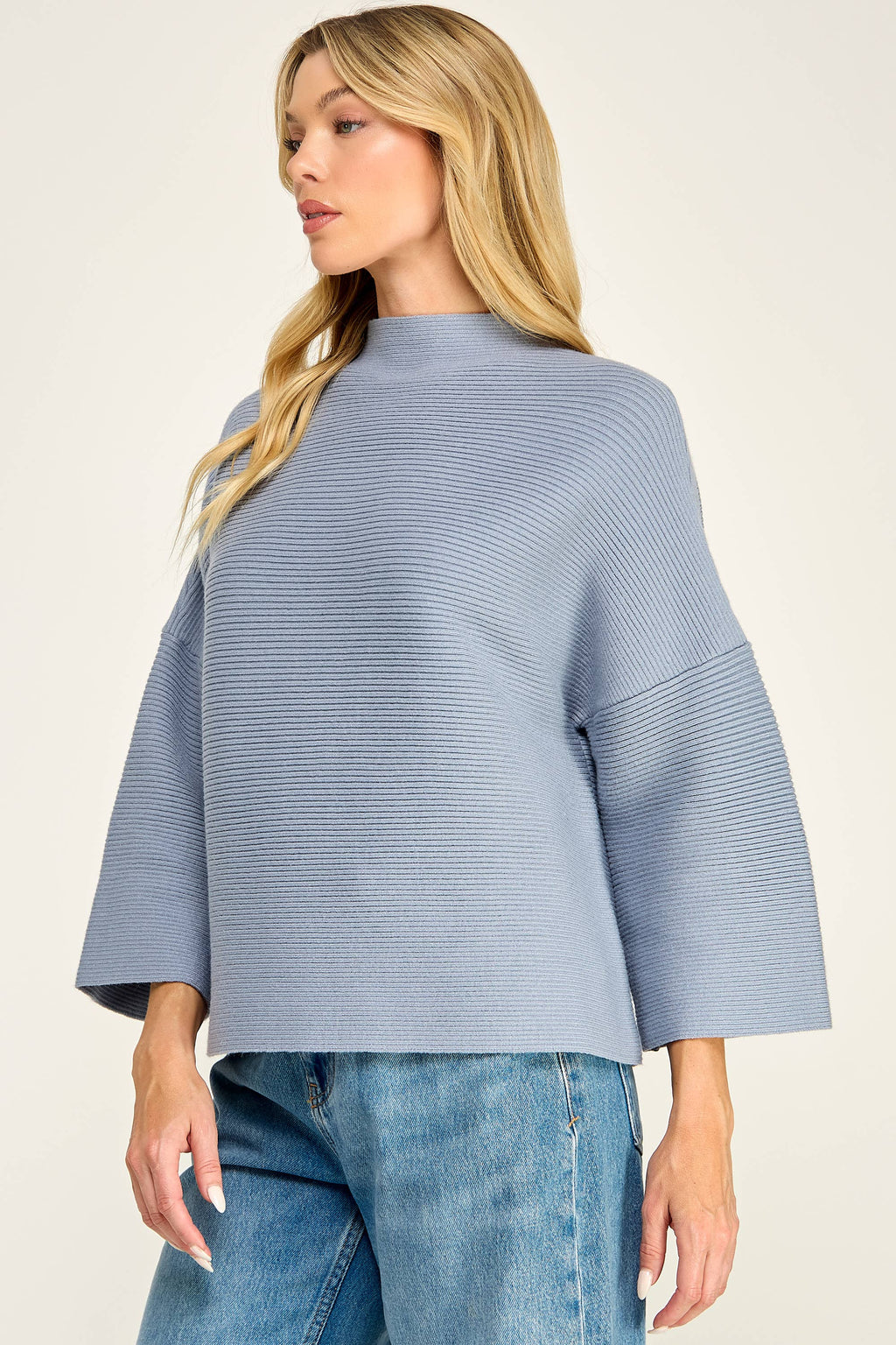 Ellison   Casual Top Haze Blue
