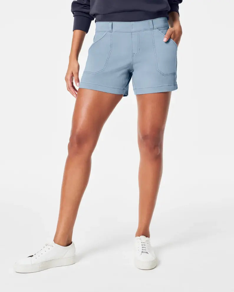 Spanx 4" Stretch Twill Shorts