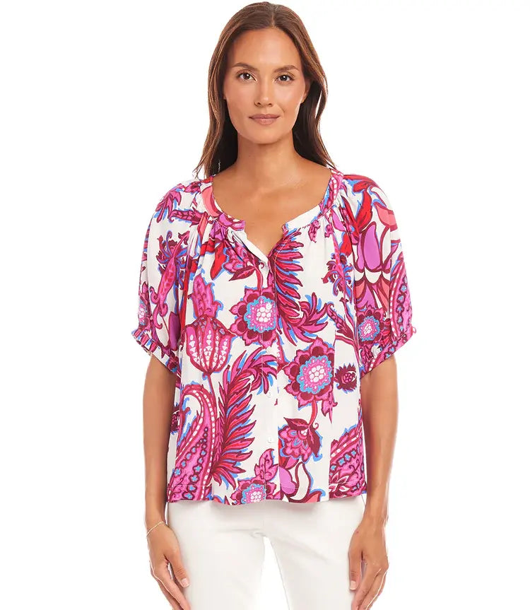 Karen Kane Peasant Top 2