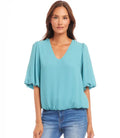 Karen Kane Puff Sleeve Top
