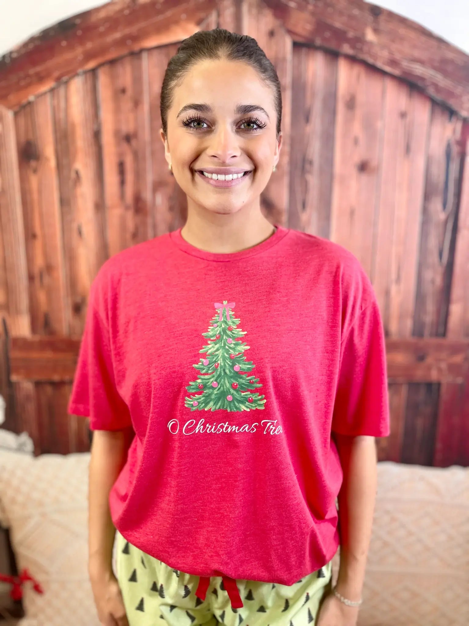 Royal Standard O Christmas Tree Crew Neck T-Shirt